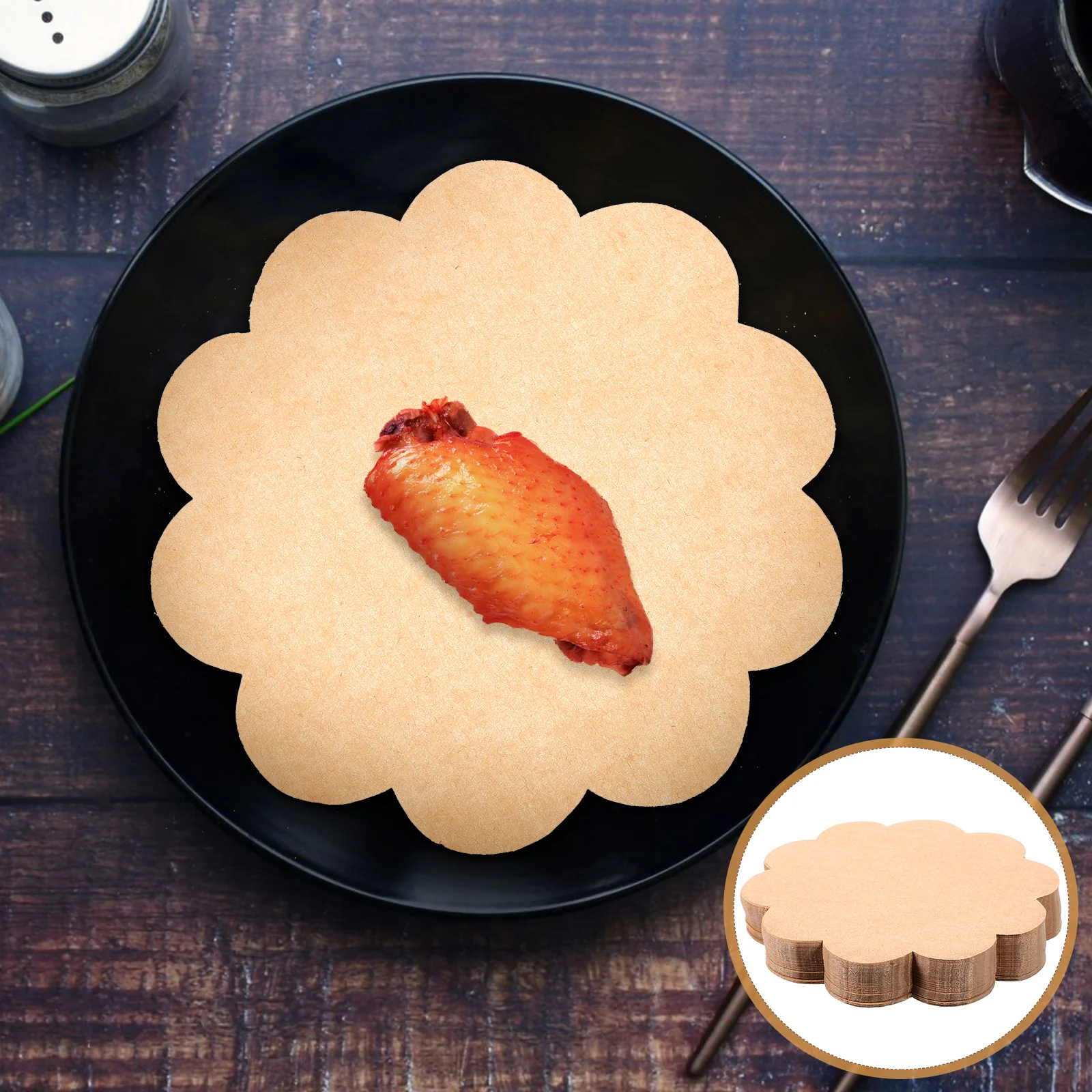 

500 Pcs French Fries Bread Paper Wrapping Sandwiches Deli Greaseproof Baking Multi-function