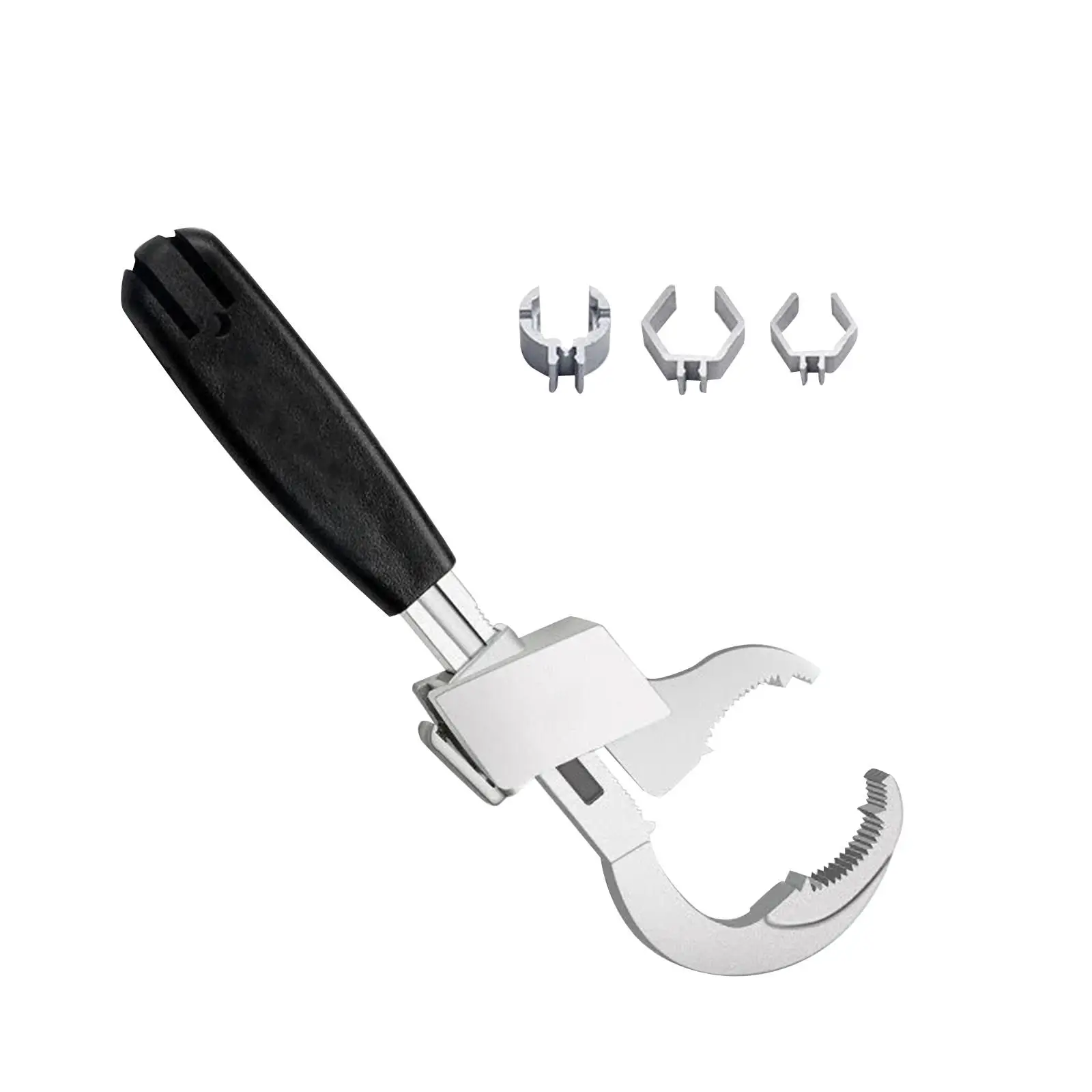 

Гаечный ключ для ванной, регулируемый двухсторонний ключ из алюминиевого сплава, инструменты для ремонта, универсальное большое отверстие,...