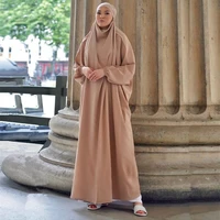 muslim fashion ramadan prayer garment abayas islam long khimar scarf dubai turkey abaya jilbab loose robe women niqab hijabs