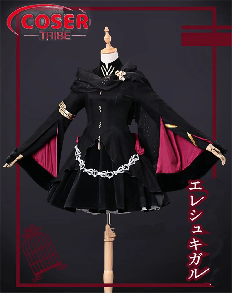 

COSER TRIBE Anime Game Fate Ereshkigal Halloween Carnival Role Play Costume Complete Set