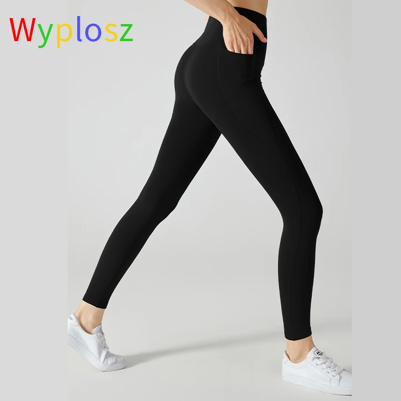 Wyplosz Leggings For Fitness Yoga Pants Compression Vital Seamless Women Sports Running High Elastic Plush Pocket Winter Gym