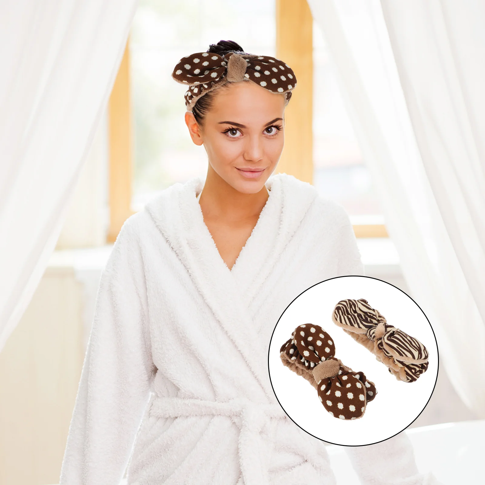 2 шт. резинка для мытья лица повседневная повязка на голову девочек эластичная