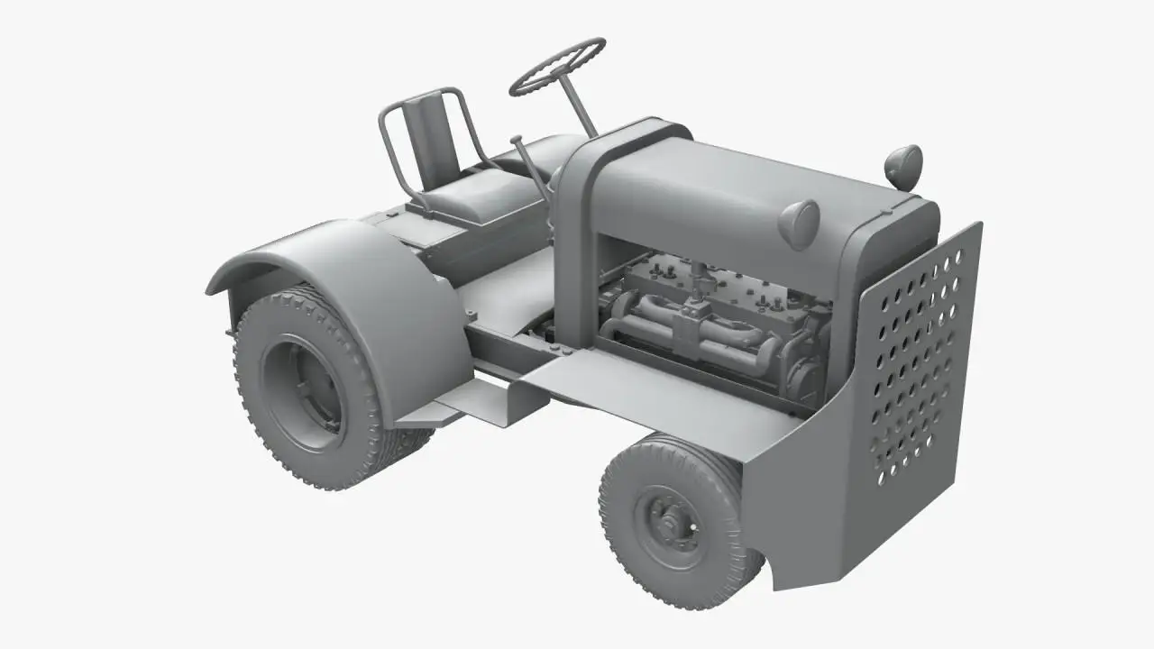 Thunder TM32004 1/32 Clarktor 6 Mill-44 самый тяжелый трактор для аэрополя-двойные задние колеса