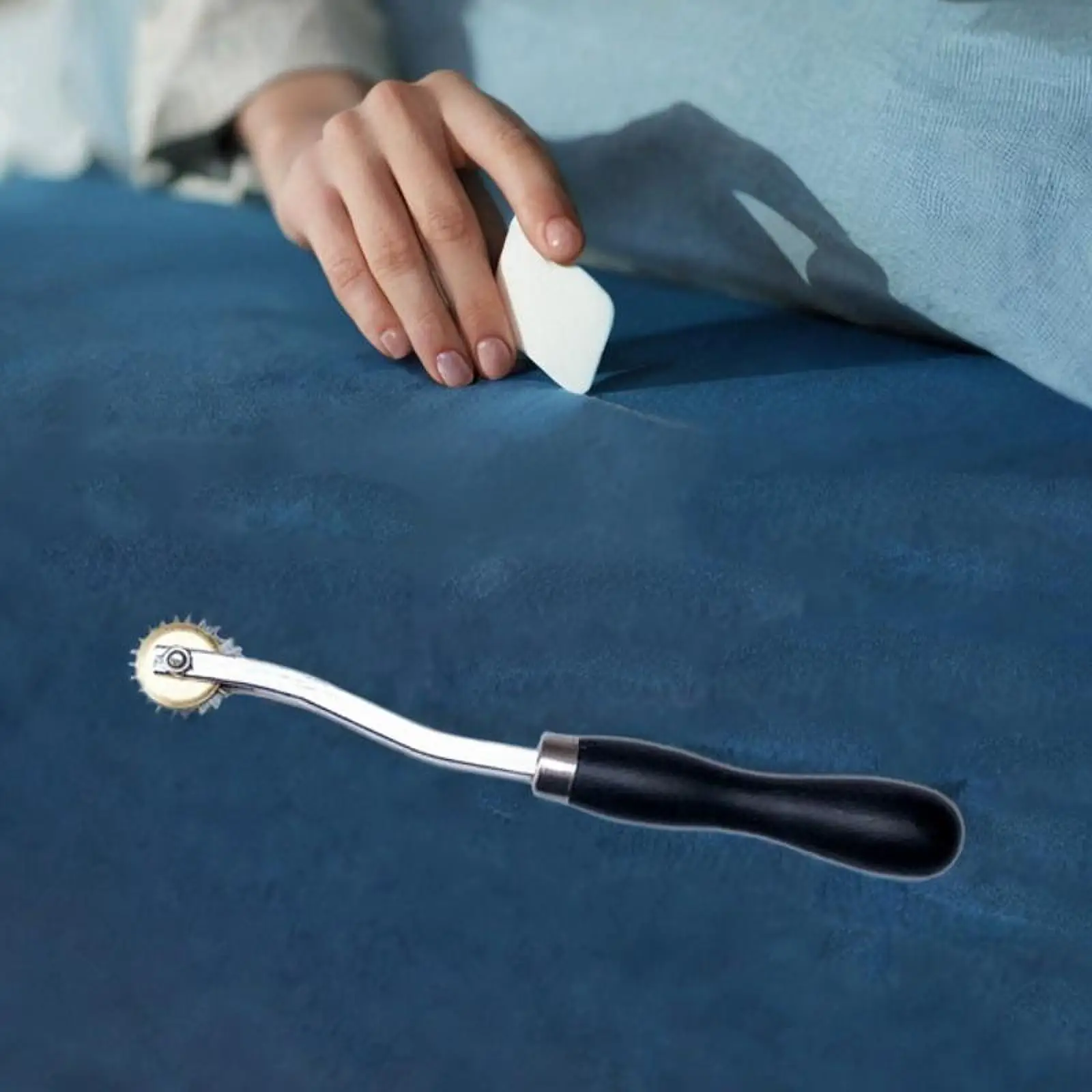 Точечный инструмент для шитья с иглами кожевенных изделий ручкой маркер вышивки