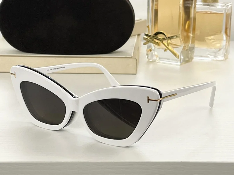 Солнцезащитные очки для мужчин и женщин летние кошачий глаз в стиле ретро с