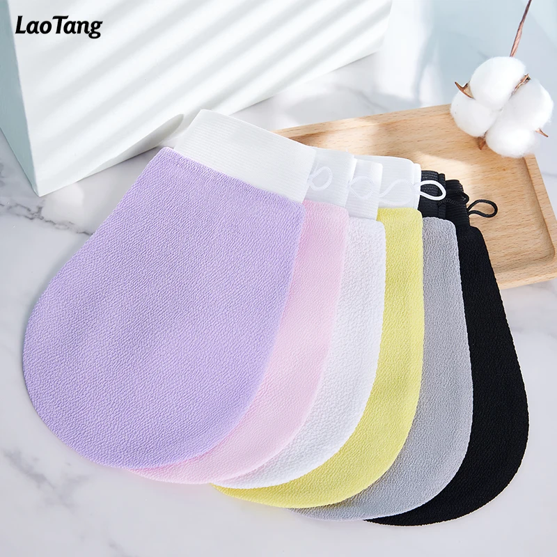 Отшелушивающие перчатки для Хаммам вискоза 100% 1 шт. | Банные щетки губки и скребки