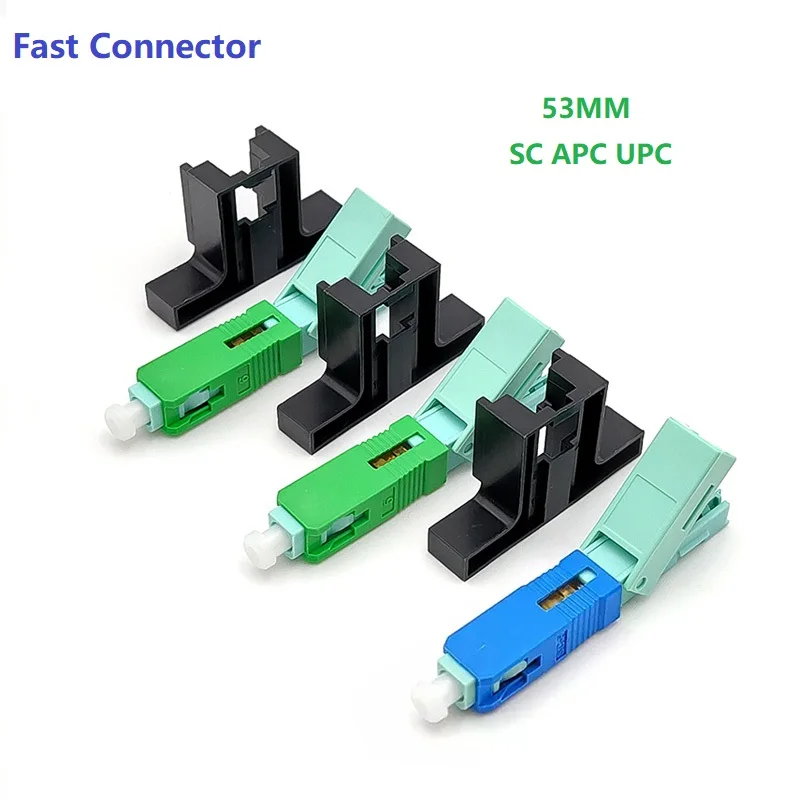 

High Quality 53MM SC APC SM Single-Mode Optical Connector FTTH Tool Cold UPC Fiber Optic Fast Connnector