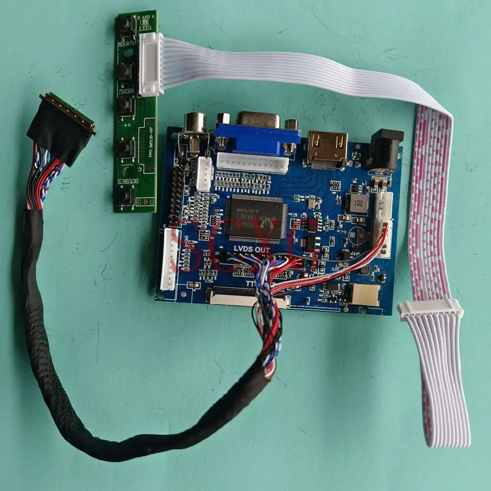 

LCD Matrix Controller Board Fit LP156WH4-TLR1 VGA+AV+HDMI-Compatible 1366*768 Kit DIY 15.6" Laptops 40 Pin LVDS