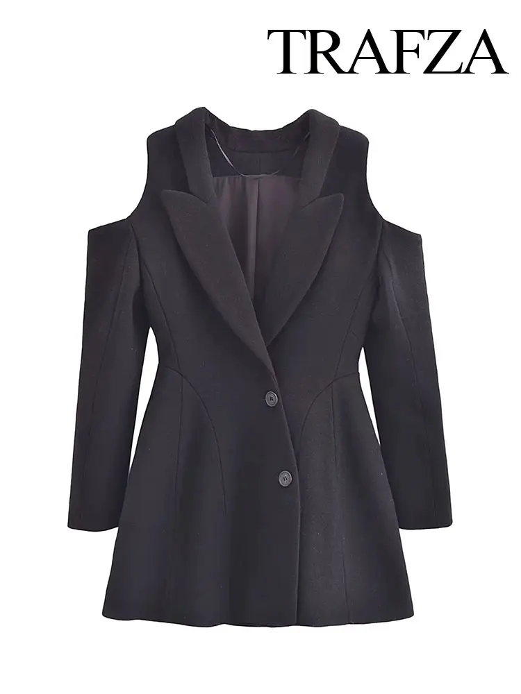 Женское платье-блейзер с длинным рукавом