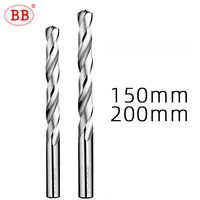 bb 150mm 200mm cnc carbide drill long length tungsten steel for aluminum copper machine tool bf2045