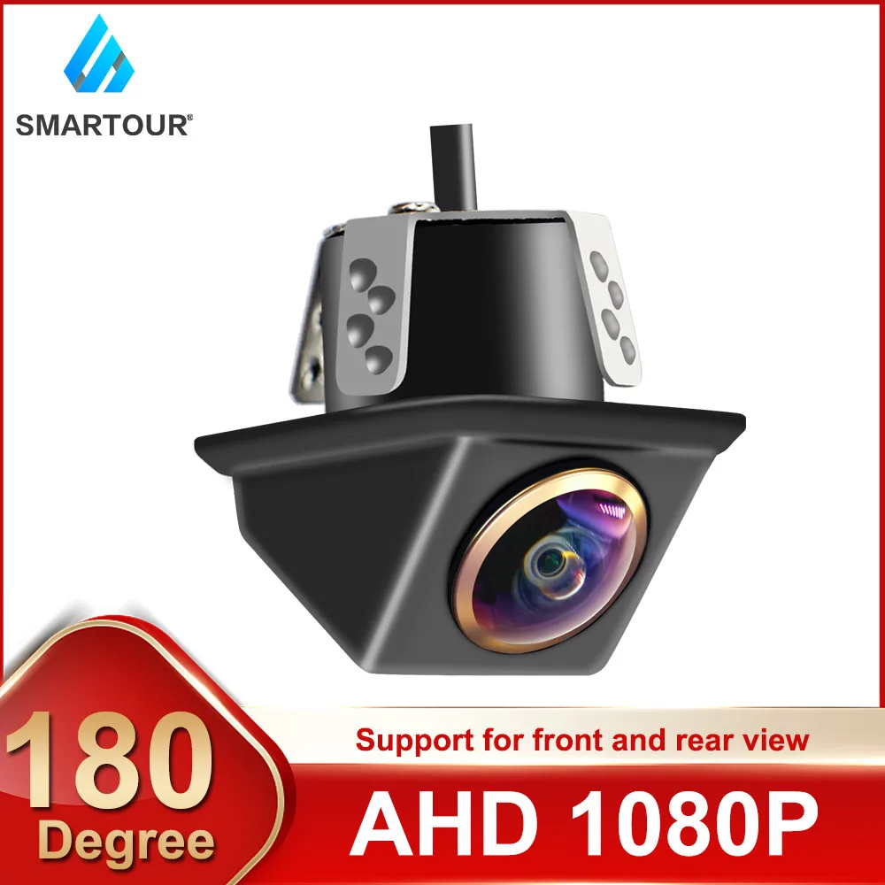 

180 ° AHD 1080P реверсивная Автомобильная камера HD широкоугольный объектив «рыбий глаз» ночного видения может использоваться или с фронтальной/...