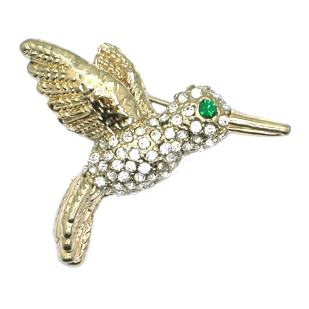 

Small Bird Rhinestone Carystal Brooches for party prom pin Women Concert Brooch Pins Christmas Gifts Accessories
