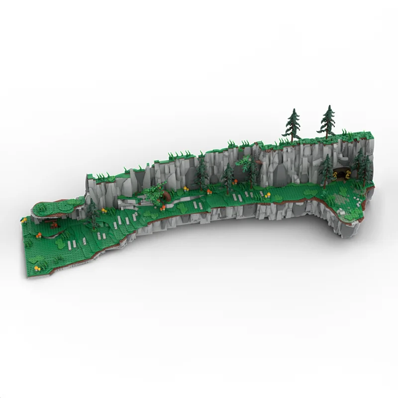 Фото 2450 деталей MOC Zelda BOTW Путь к лагерю старика - Расширение MOC-202426 Модель MAN Строительные блоки Рождественский подарок Игрушка Конструктор №1