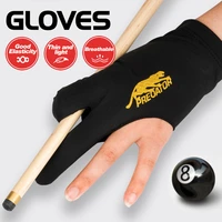 billiard pool gloves 10pcs left hand lycra fabric black professional good elastic snooker gloves billiard accessories