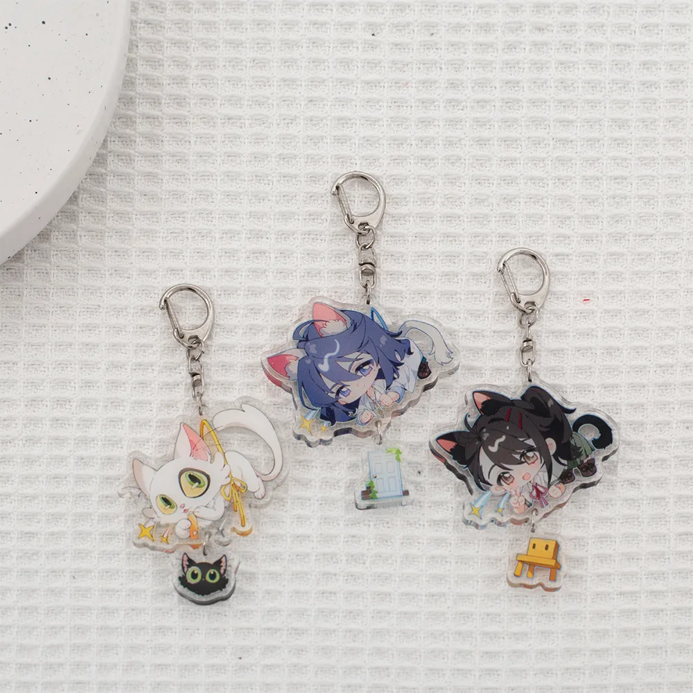 

6CM Anime Suzume Figures Iwado Suzume Munakata Sōta Acrylic Keychain Accessories Kawaii Bag Pendant Decor Fans Collection Gift