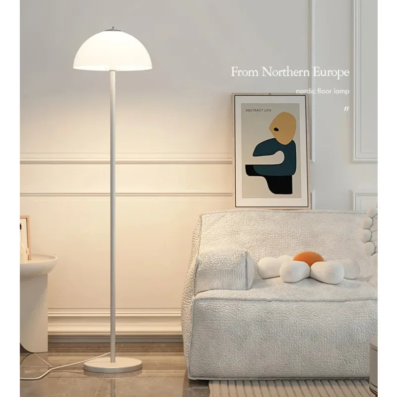 Напольная Светодиодная лампа в виде гриба для гостиной дивана боковые стоячие