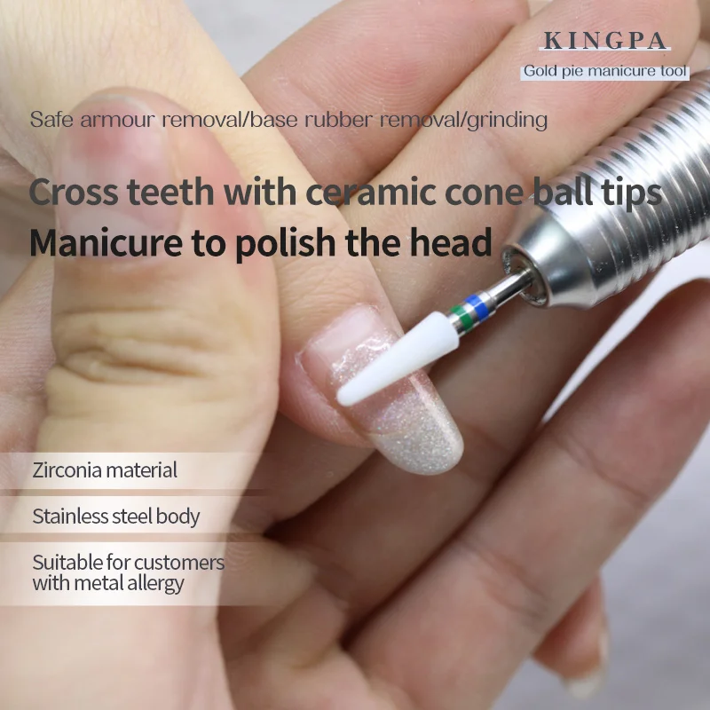 Большие керамические конические насадки для ногтей