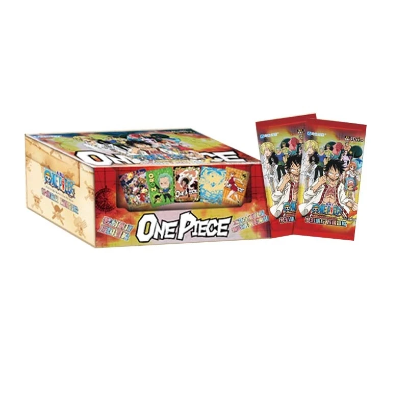 

Wholesales 12/24/36 BOX One Piece Box Collection Cards Luffy Roronoa Sanji Nami TCG Game Cards Child Toy Family Christmas Gifts