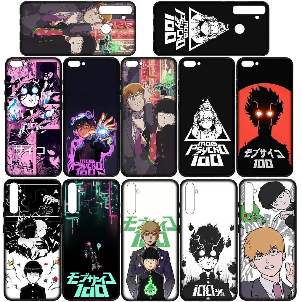Чехол-бумага Mob Psycho 100 для Realme C2 C3 C12 C25 C15 C21Y C25Y C21 C11 C31 C30 C33 C35 C55 5 5I 6 6i 8 Чехол телефона
