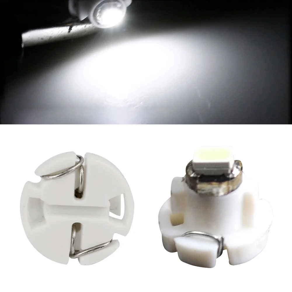 

10pcs White Light T4.2 Car Dashboard Light Interior Parts Car Tool