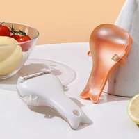 portable cute whale peeler with storage box multipurpose manual slicer cute whale peeler home kitchen