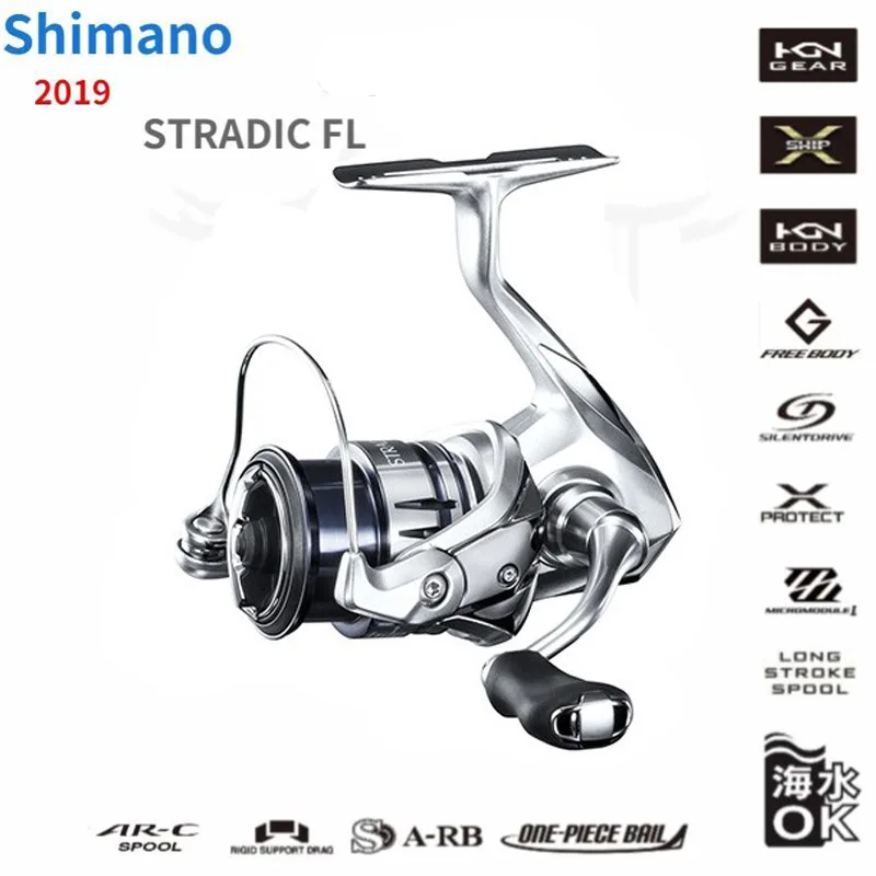 

2019 SHIMANO STRADIC FL Fishing Spinning Reels 1000-5000 6+1BB Max Drag3-11kg HAGANE X-PROTECT Saltwater Reel Fishing Wheel Coil