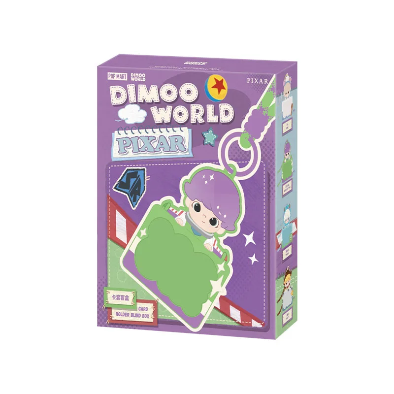 Оригинальный хит продаж: POP MART DIMOO WORLD × PIXAR – коллекционный держатель для карт в слепой коробке, сюрприз-подарок, модная игрушка (art.: 3920dc2738cf6) - 3920dc2738cf6