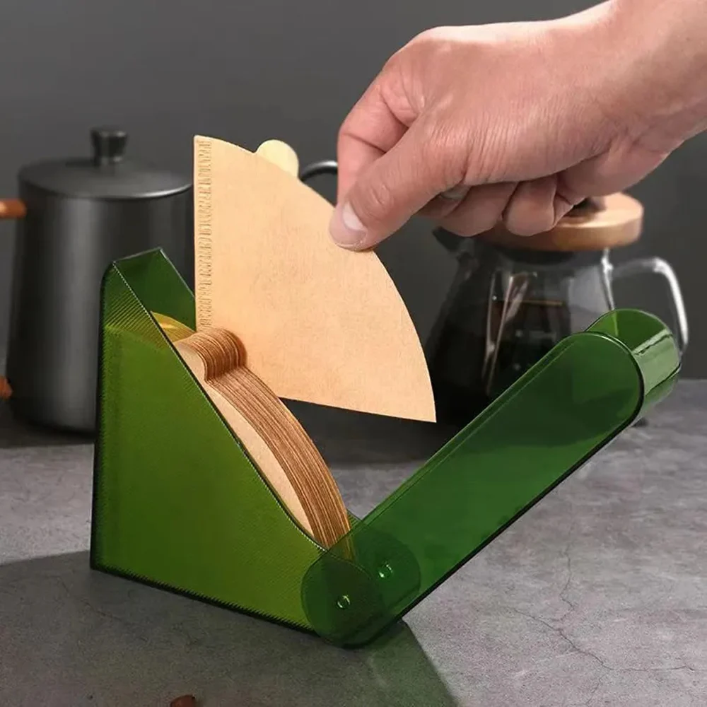 

Handmade Coffee V01/U101 Dust Removal Paper Box V60 Outdoor Camping Portable Filter Paper Box