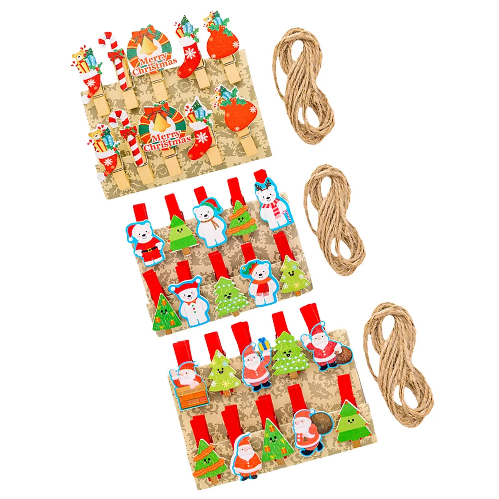 

30pcs Reusable Lightweight Photo Clip Christmas
