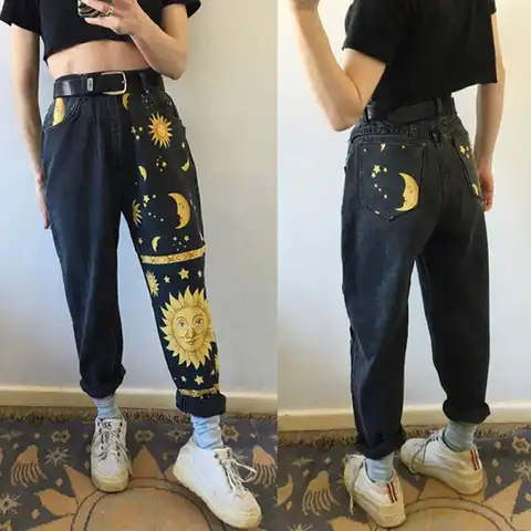 Women's Clothing Spring 2023 Women Jeans Woman Pants Denim Overalls Harajuku Fashion Pencil Trousers Jean Large Urban Pant Trend