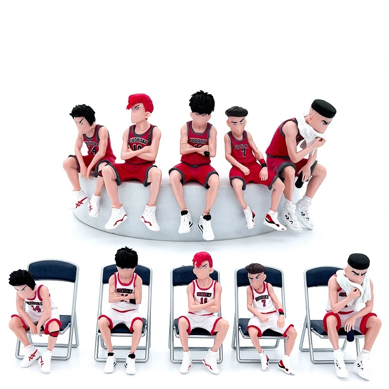 

SLAM DUNK Toy Figures Kaede Rukawa PVC Model Akagi Takenori Desktop Furnishing Articles Anime Figure Sakuragi Hanamichi Kid Toys