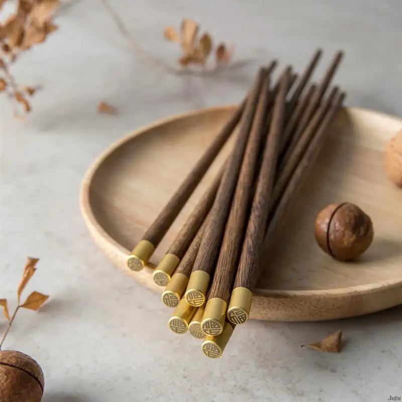 

1pair Handmade Chicken Wing Wooden Chopsticks Sushi Chinese Food Environmentally Friendly Wooden Wands Idea Household Supplies