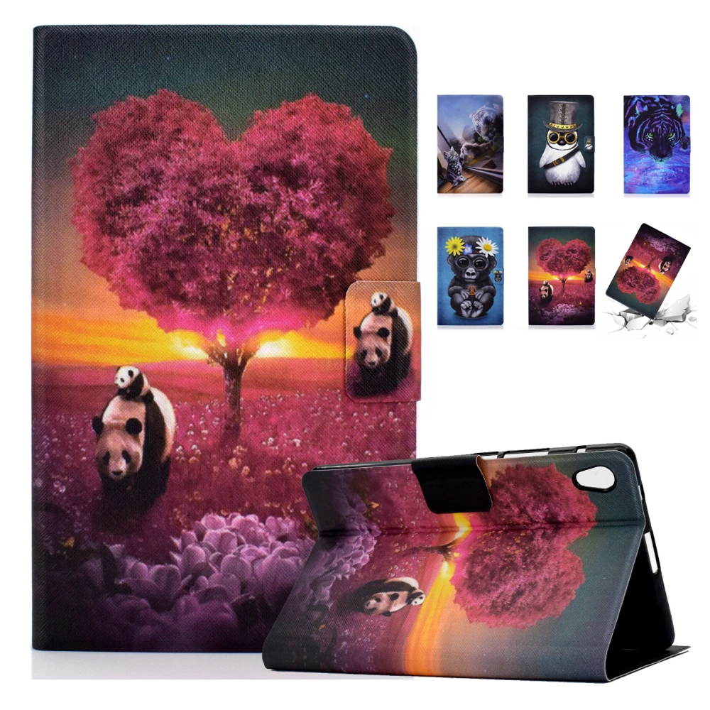 

Cute Case for Lenovo Tab M10 FHD Plus TB-X606F X606X 2020 10.3 Tab M10 HD 2nd TB X306 X306F 10.1'' Tablet Stand Shell Cover