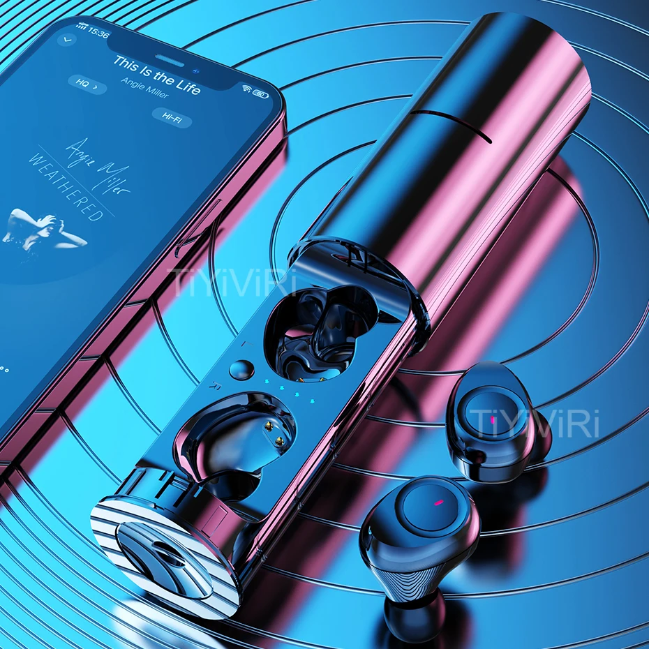 

TWS Bluetooth Earphone Wireless 5.0 Stereo Headphone Earphones Earbuds Stereo Gaming Headset With Charging Box for All Phone