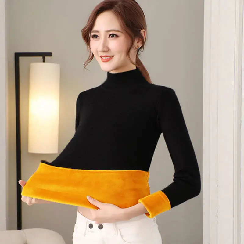 Women's Thermal Underwear Fleece Lined Tops Cami Tank Top Vest Camisoles Sleepwear Sexy Winter Thermals Bottoming Shirt Clothes