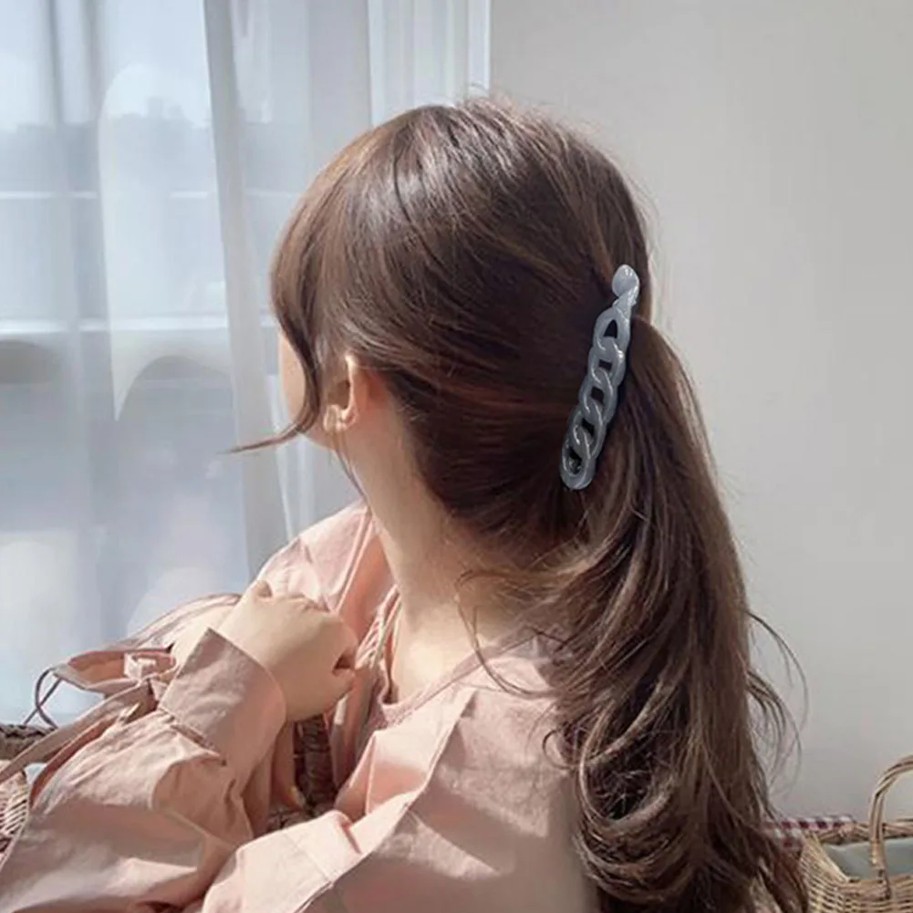 Новинка, модный желеобразный зажим в форме банана, вертикальный зажим в форме банана, Женский закрученный зажим для волос, аксессуары для во...