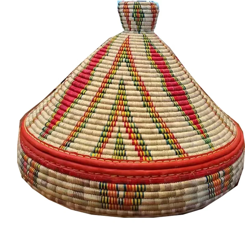 

eritrea hand made mesob basket woven serving basket