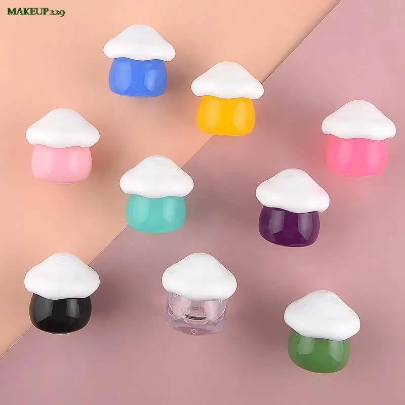 

10g Simulated Mushroom Shaped Tank Refillable Bottles Empty Pot Bottles Makeup Jar Travel Face Cream Lotion Cosmetic Container