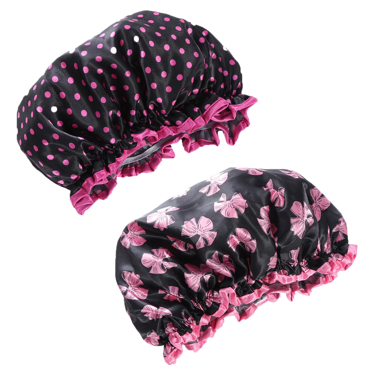 

Cap Shower Hair Caps Bouffant Bath Hats Waterproofdouble Scrubbonnet Layercover Protection Eva Hat Layers Cooking Clip Surgery