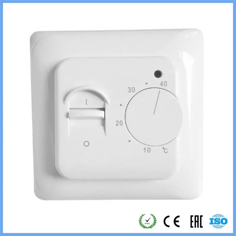 

220V 16A Electric Underfloor Thermostat Manual Warm Floor Thermostat Temperature Controller Instrument Warm Home Smart Heating,