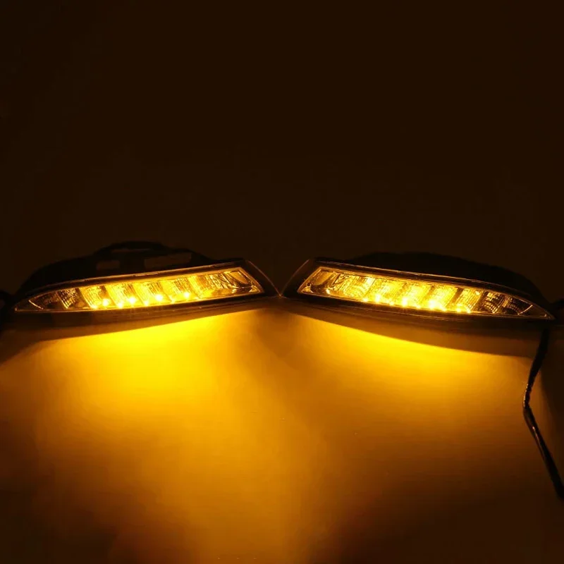 Для VW Scirocco 2008-2013 Автомобильная передняя светодиодная боковая габаритная лампа