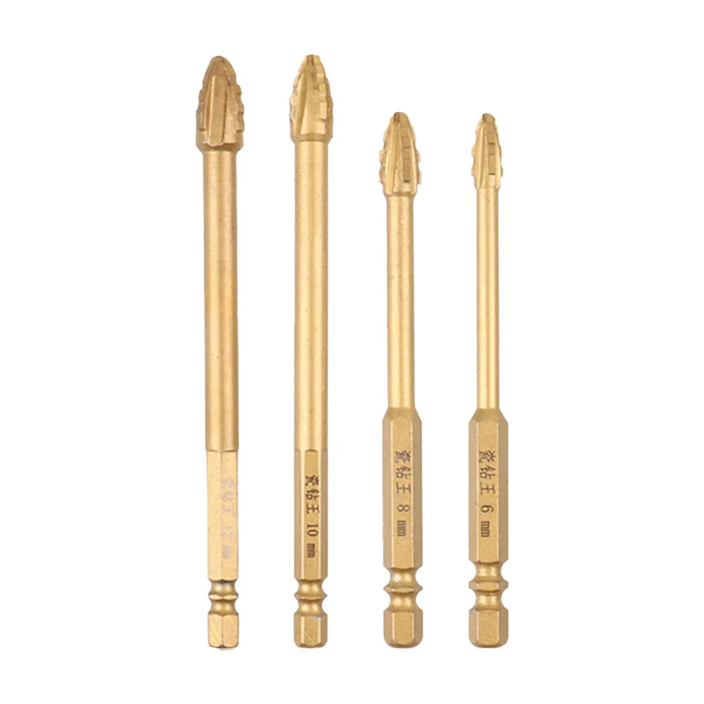 Сверло для стекла с четырьмя лезвиями рассеивание тепла кромкая кромка