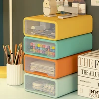 stackable storage drawers desk organizer document sundries holder desktop cosmetic storage box home office stationery cabinet