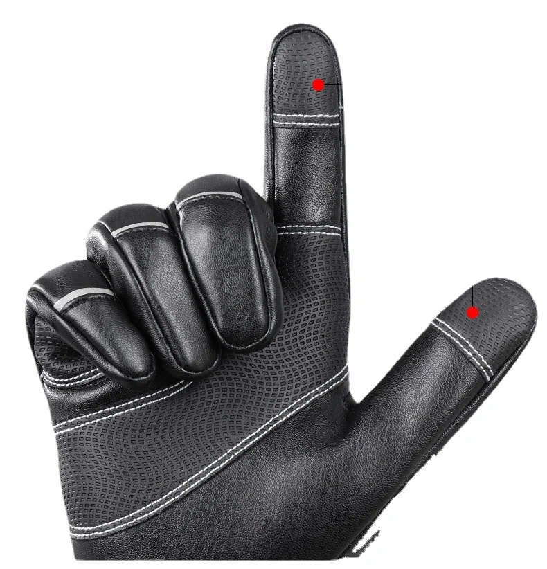 Мужские мотоциклетные перчатки гоночные винтажные кожаные зимние защитные для