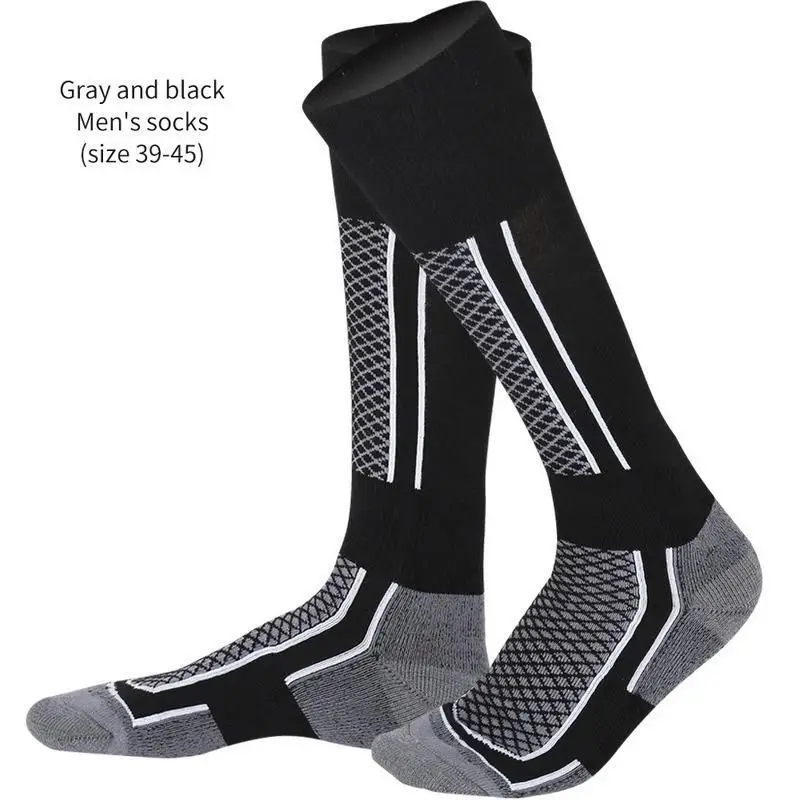 

Winter Warm Thickened Ski Socks Hiking Breathable Snowboard Stockings for Women Men Kid High Elastic Snow Socks Outdoor Sports