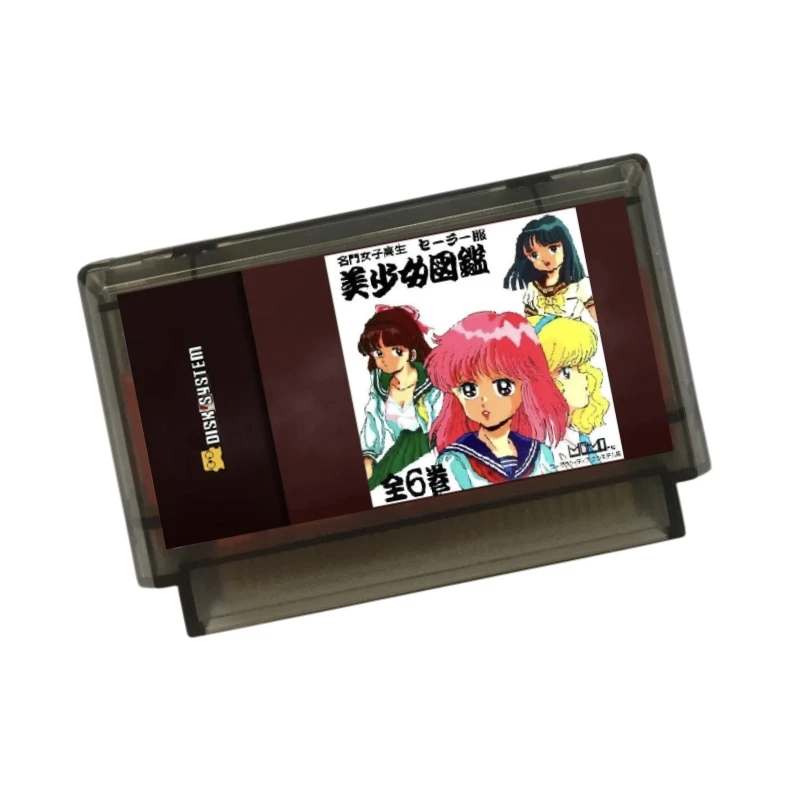 

Sailor Fuku Bishoujo Zukan Vol. 1 - 6 Japanese(FDS Emulated) Game Cartridge for FC Console 60Pins Video Game Card