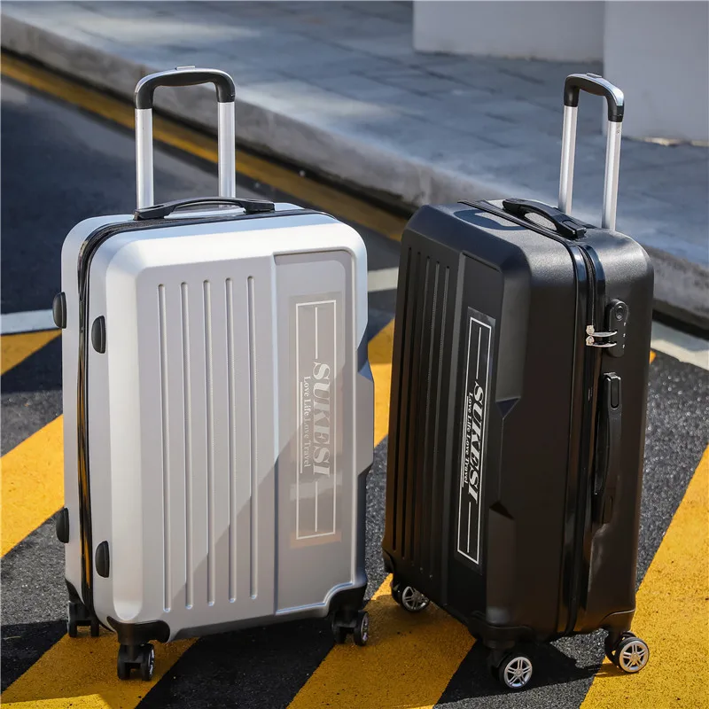 New Fashion 20 Inch Aluminum Frame Sturdy And Durable Suitcase, Large Capacity Universal Wheel Password Suitcase