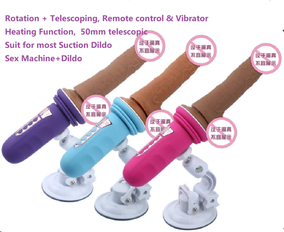 Automatic Sex Machine Toy Auto Masturbator Fucking-Love Machine w/Heat Dildo Telescopic Realistic Dildo Adult toys Masturbation