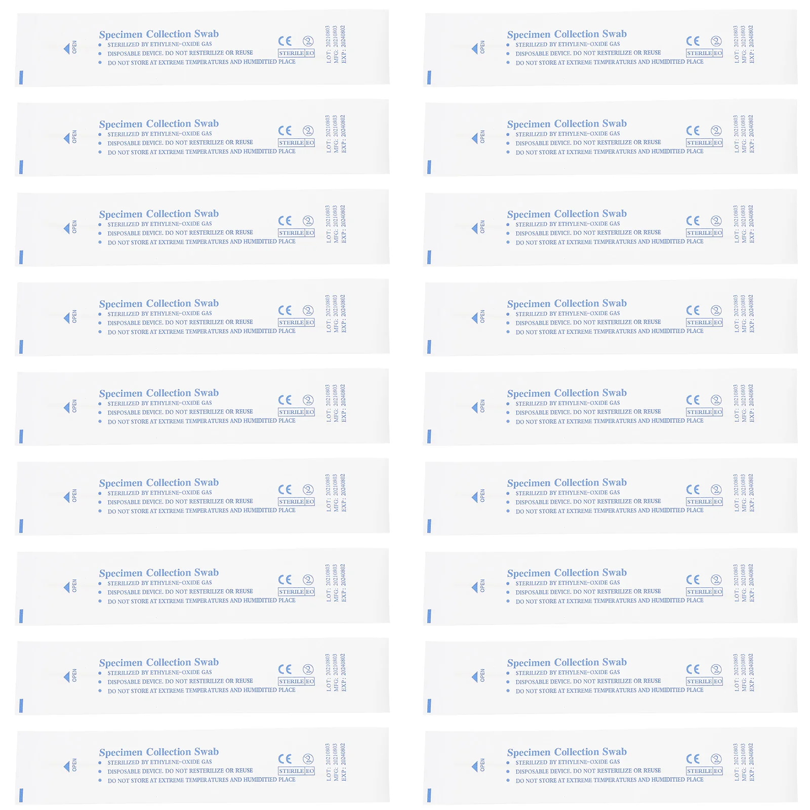 

Тампоны НАЗАЛЬНЫЕ многофункциональные, профессиональные стерильные одноразовые тампоны для отбора проб, портативный хлопок