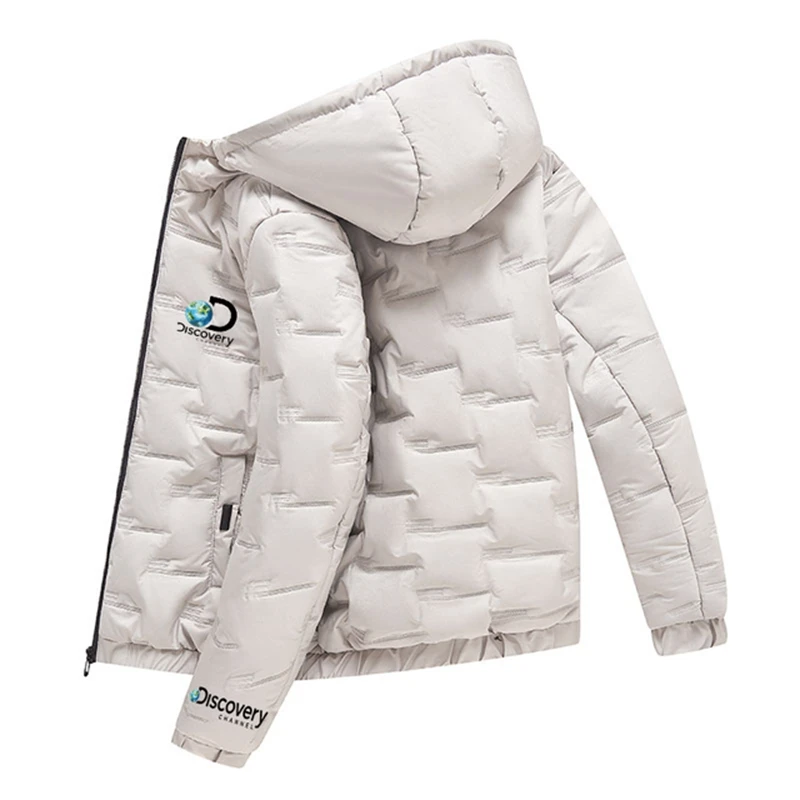 

Men's Hooded Jacket Warm Hooded Jacket 2022 Winter Korean Style Men's Hooded Jacket Men's Casual Jacket Streetwear